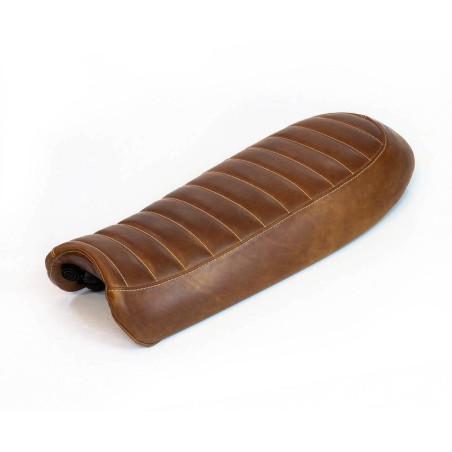 Sella in pelle classica per Moto Guzzi V7