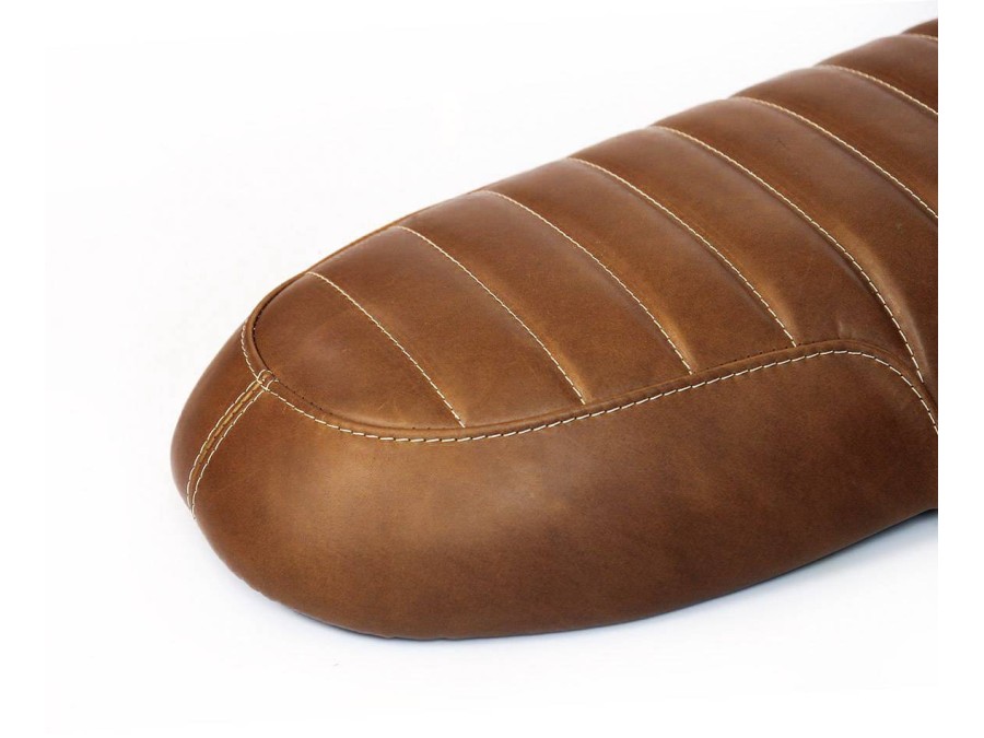 Sella in cuoio Heritage per Moto Guzzi V7