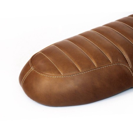 Sella in cuoio Heritage per Moto Guzzi V7