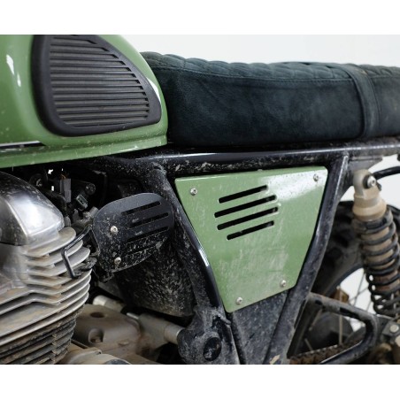 Caches injection en aluminium pour Royal Enfield 650 Interceptor / Continental GT