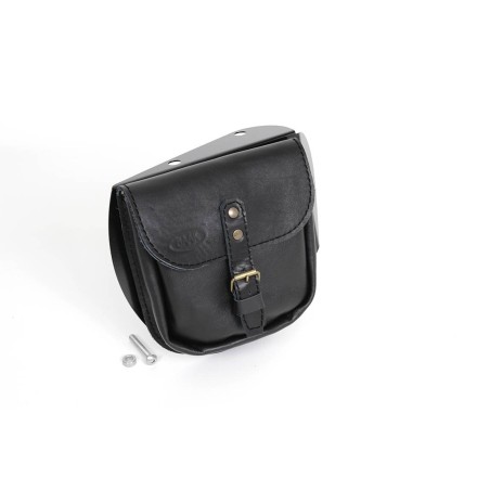 Side cover with leather saddlebag for Triumph (pre-2016)