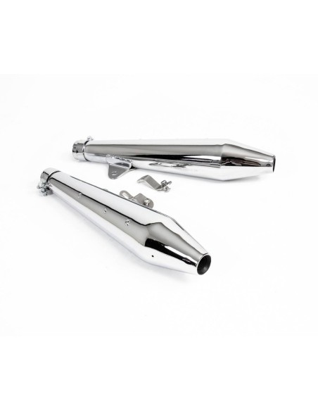 Silencieux inox pour Royal Enfield 650 Interceptor et continental GT