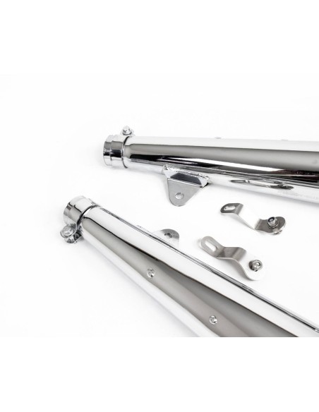 Silencieux inox pour Royal Enfield 650 Interceptor et continental GT