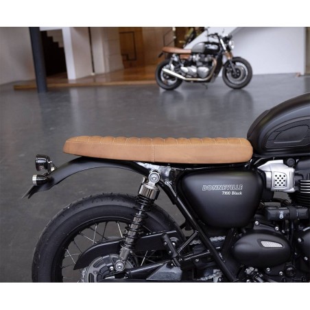 Saddle de cuero plano para Triumph (2016 -...)