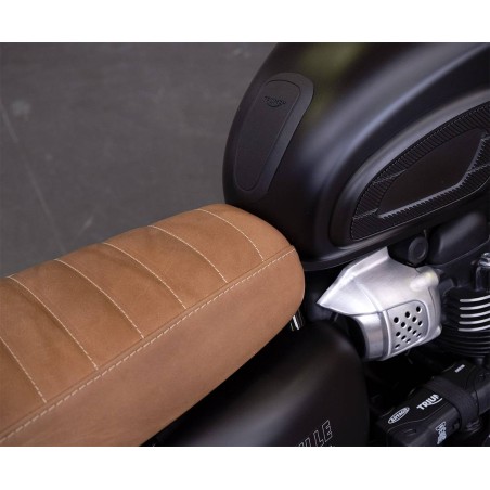 Saddle de cuero plano para Triumph (2016 -...)