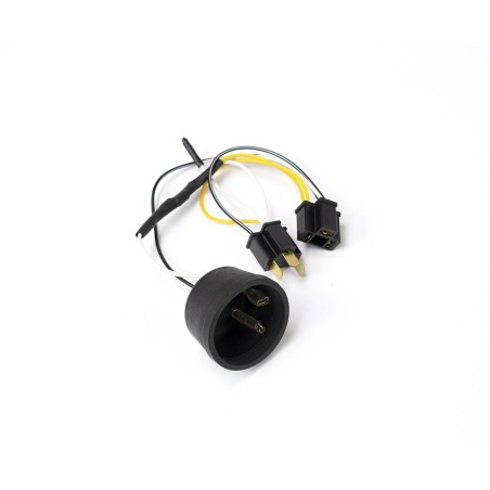 Placa Trail para faro de doble óptica para moto en fibra - BAAK