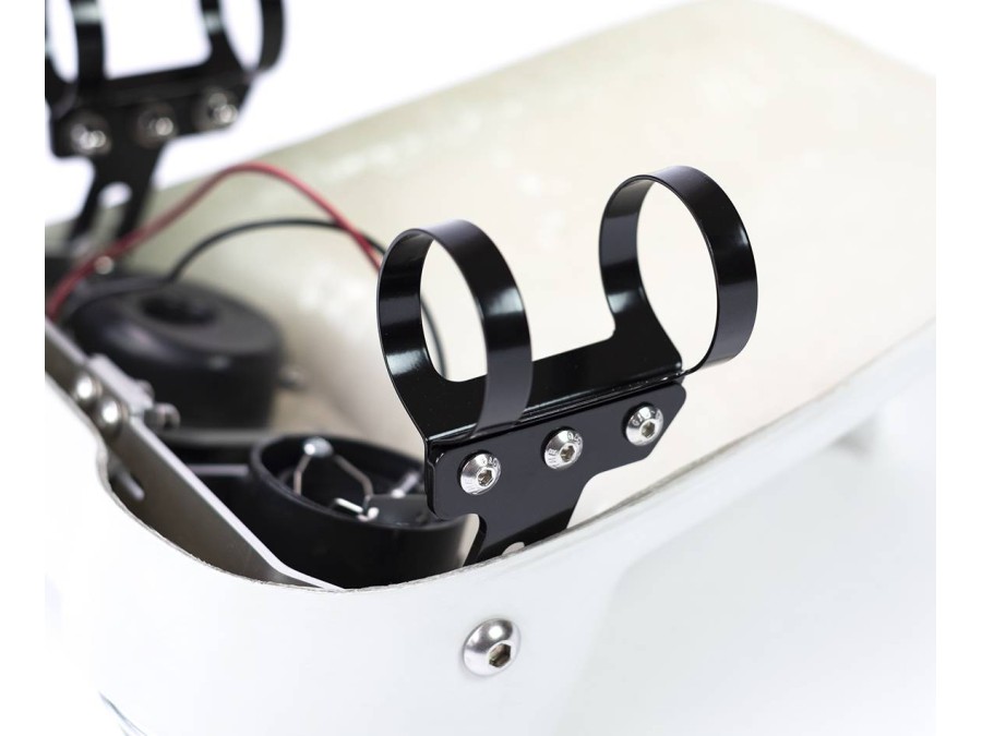 Scheinwerfer-Tafel mit doppelten Leuchten für Motorrad aus Faser - BAAK