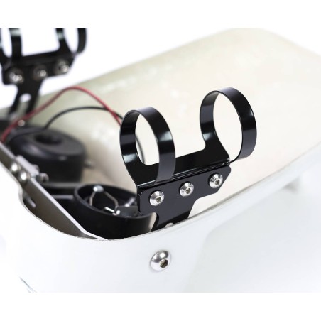 Placa de senderos insignia óptica doble para motocicleta de fibra - Baak