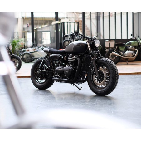 Triumph Bonneville T120 Bobber Ganz in Schwarz Ltd