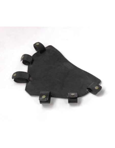 Leather wiring-harness cover for air-box removal on Triumph Bobber (2017-...)