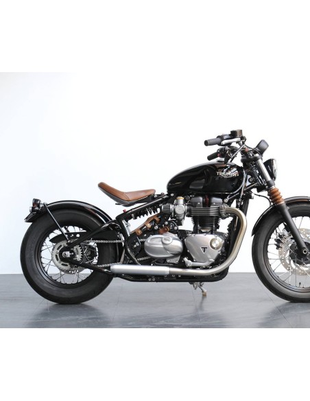 Leather wiring-harness cover for air-box removal on Triumph Bobber (2017-...)