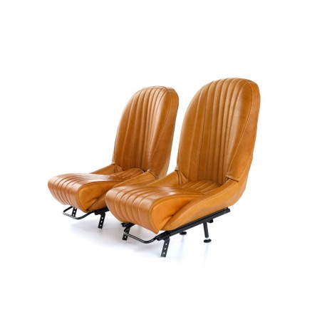 Sièges avant classiques en cuir pour Austin Mini (1967-2000)