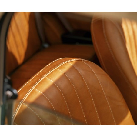 Sièges avant classiques en cuir pour Austin Mini (1967-2000)