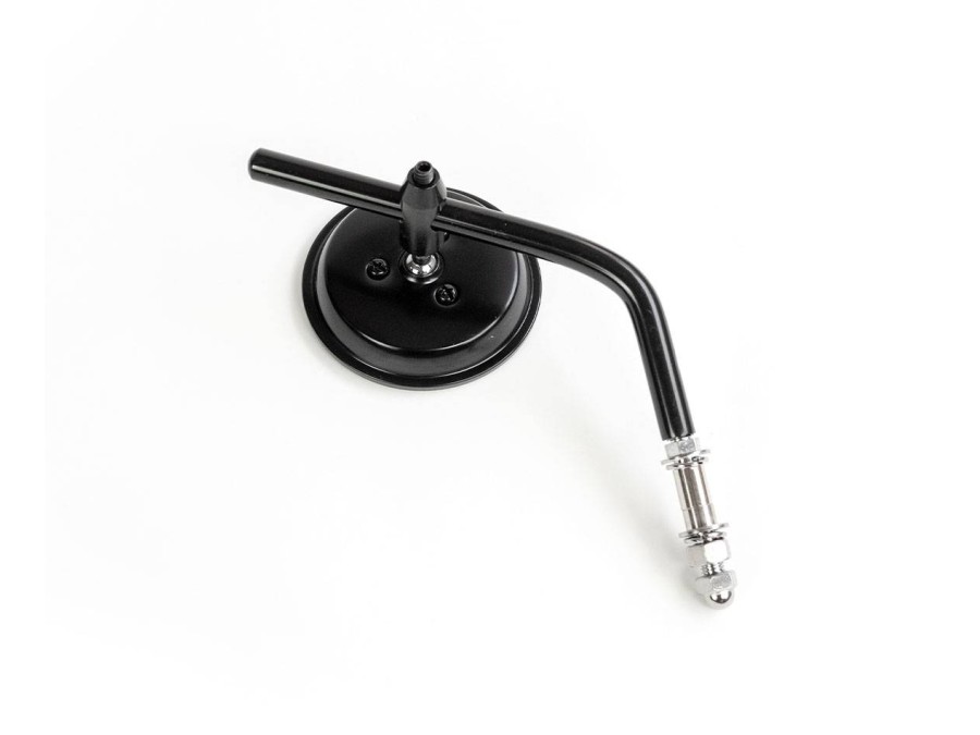 Mini specchietto moto sotto manubrio rotondo ø8 in acciaio