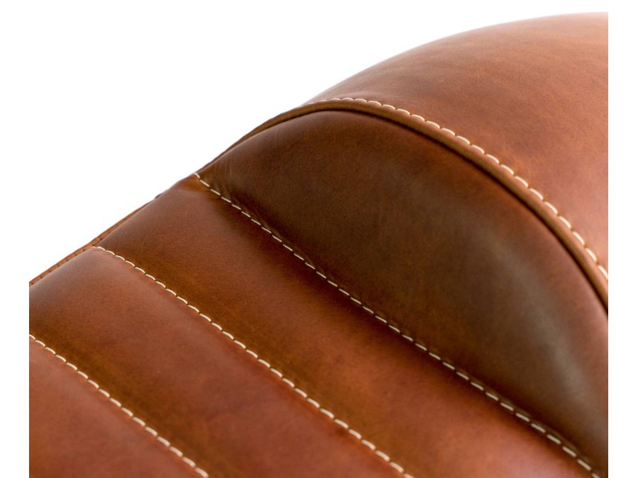 Sella in pelle Racer per Moto Guzzi V7