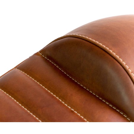 Racer leather seat for Moto Guzzi V7