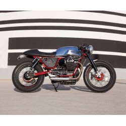 Sitzbank aus Leder Racer für Moto Guzzi V7 2