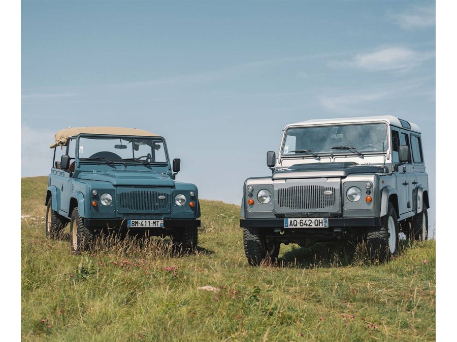 Griglia Land Rover Defender classica vintage