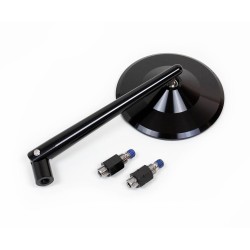 Classic ø10 round aluminum motorcycle mirror
