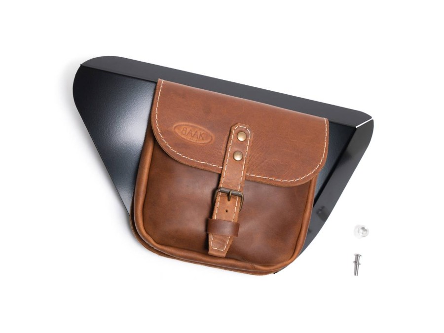 Copertura laterale con borsa in pelle Moto Guzzi V7 850