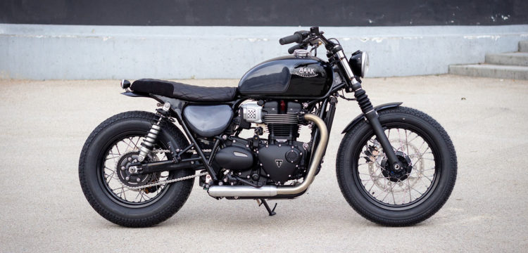 La TRiumph Bonneville T100 La Machine de Arnaud