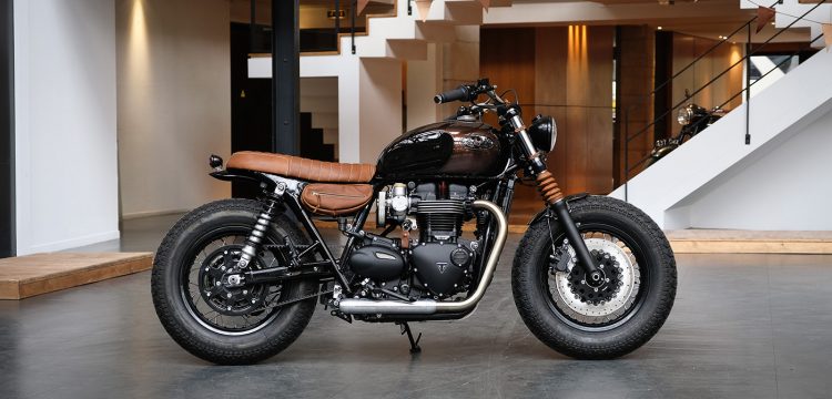 Bonneville Bobber à Lyon