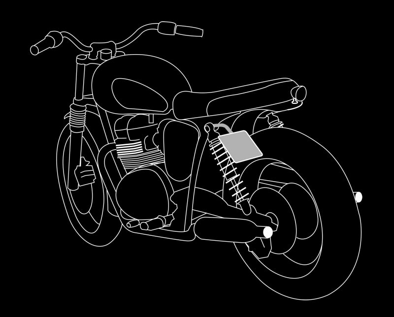 Triumph Bonneville vector