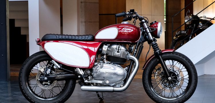 Royal Enfield Interceptor 650 showroom lyon