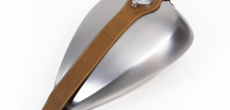 Sangle de réservoir Moto Guzzi V9 en cuir
