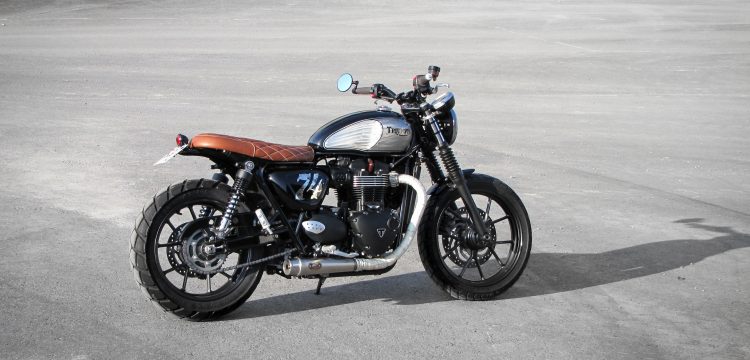 rear view Scrambler custom triumph