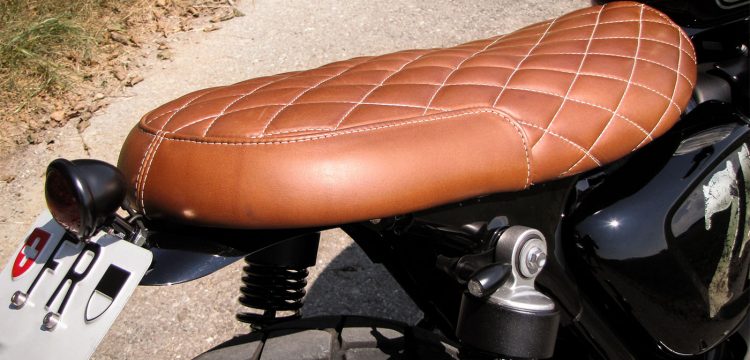 leather short seat baak
