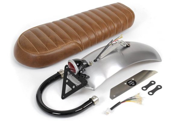 Kit selle courte en cuir pour Royal Enfield 650 Interceptor / Continental GT