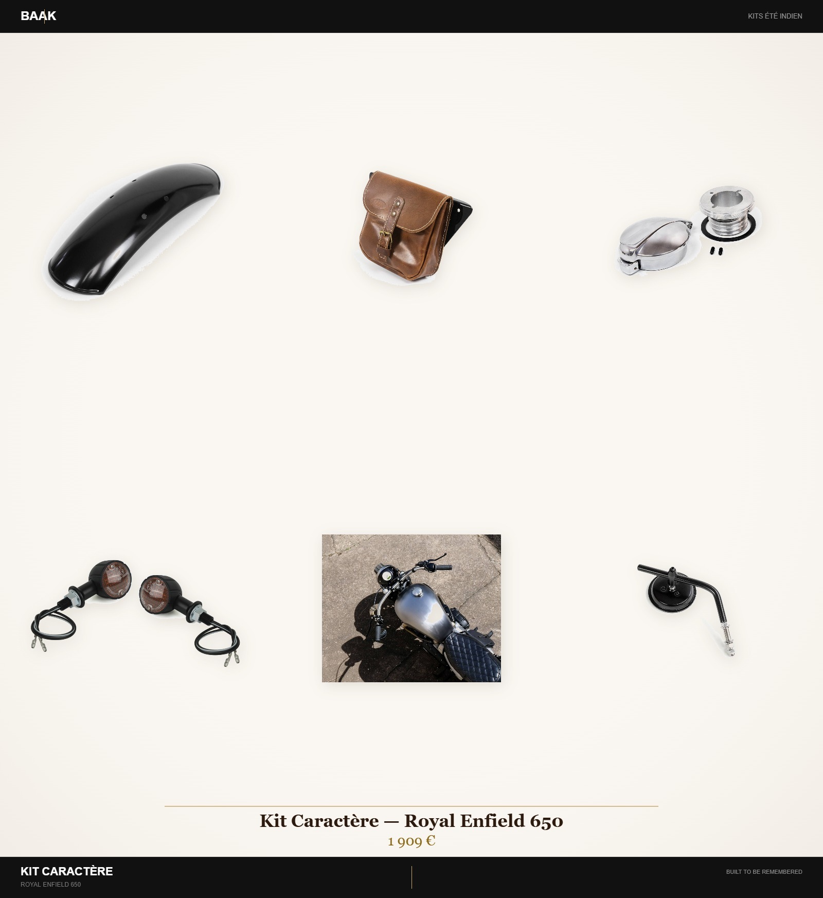 Kit Caractère Royal Enfield 650 — BAAK Été Indien 2026